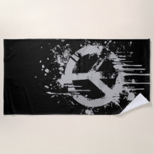 Grunge-Friedenssymbol – Urbanes Street-Art-Design