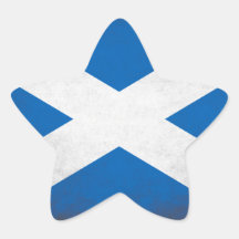 Grunge für die Flagge Schottlands