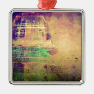 Grunge für Vintages Glas Ornament Aus Metall