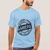 Grunge Gaming T - Shirt University of Gamers