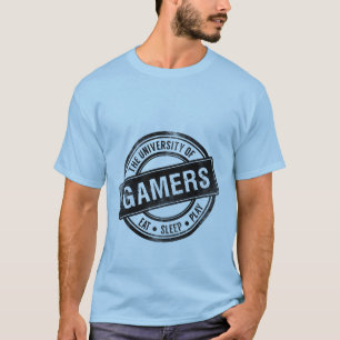 Grunge Gaming T - Shirt University of Gamers