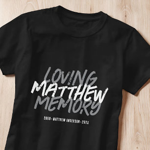 Grunge-Gedenkstätte In Liebevoller Erinnerung Benu T-Shirt