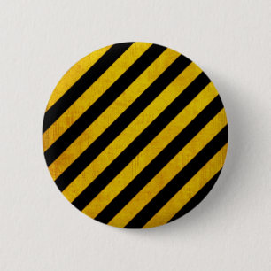 Grunge-Gefahrenstreifen Button