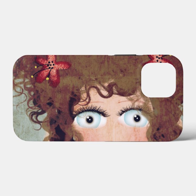 Grunge Girl  Case-Mate iPhone Hülle (Rückseite (Horizontal))