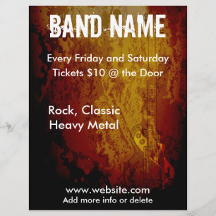 Grunge Guitar Flyer