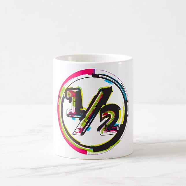 Grunge Halbsymbolcoffee-Tasse Kaffeetasse (Von Creator hochgeladen)