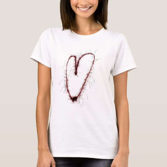 Grunge Heart Shirt (Vorderseite)