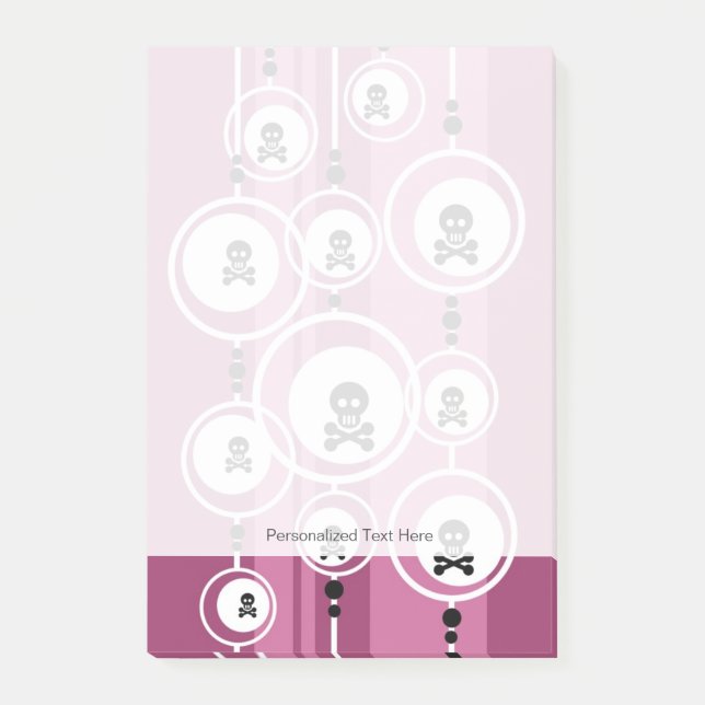 Grunge Hintergrund Post-it Klebezettel (Vorderseite)