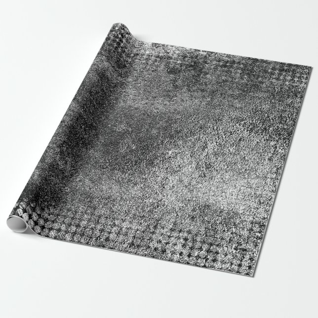 Grunge Hintergrund schwarz und weiß, alt Geschenkpapier (Ungerollt)