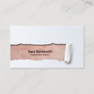 Grunge HintergrundRipped Beruflich Business Card Visitenkarte