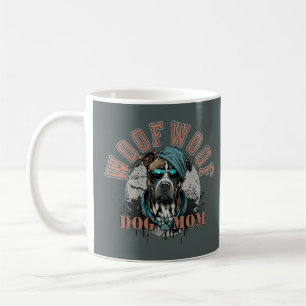 Grunge Hund Mama Kaffeetasse