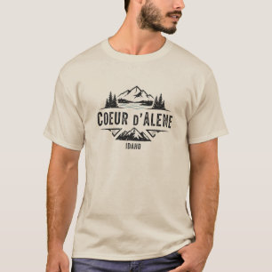 Grunge Idaho Coeur d'Alene T-Shirt