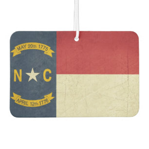 Grunge Illustration von North Carolina Autolufterfrischer