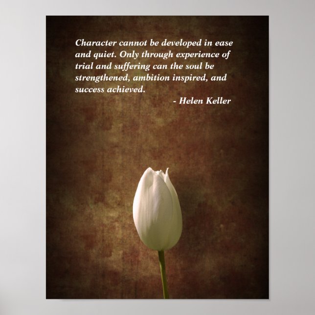 Grunge individualisierbares Zitat-Poster Poster (Vorne)