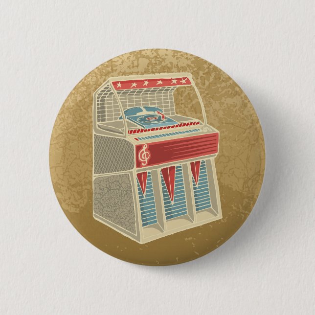 Grunge Jukebox Button (Vorderseite)