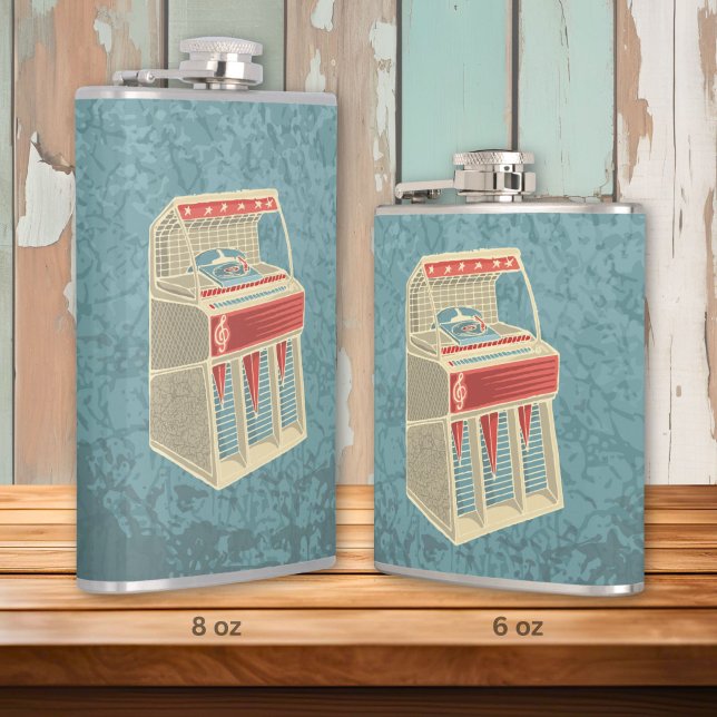 Grunge Jukebox Flachmann (Von Creator hochgeladen)