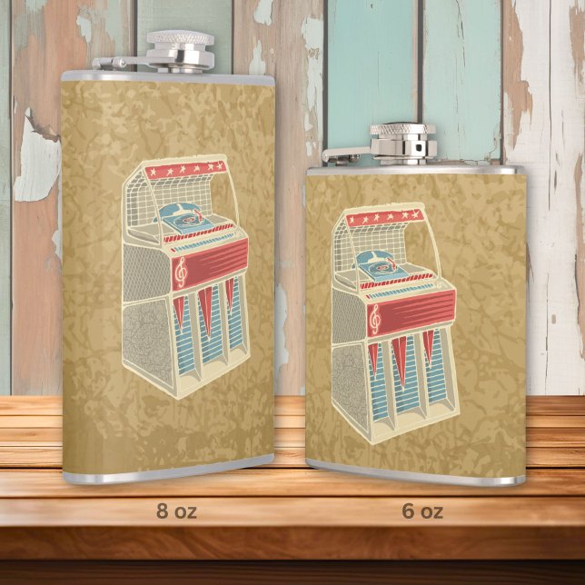 Grunge Jukebox Flachmann (Von Creator hochgeladen)