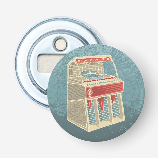 Grunge Jukebox Flaschenöffner (Vorderseite)