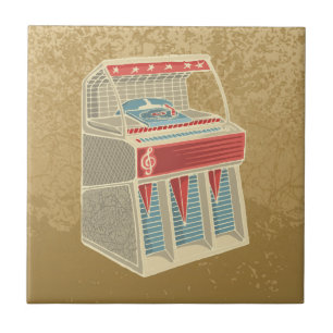 Grunge Jukebox Fliese