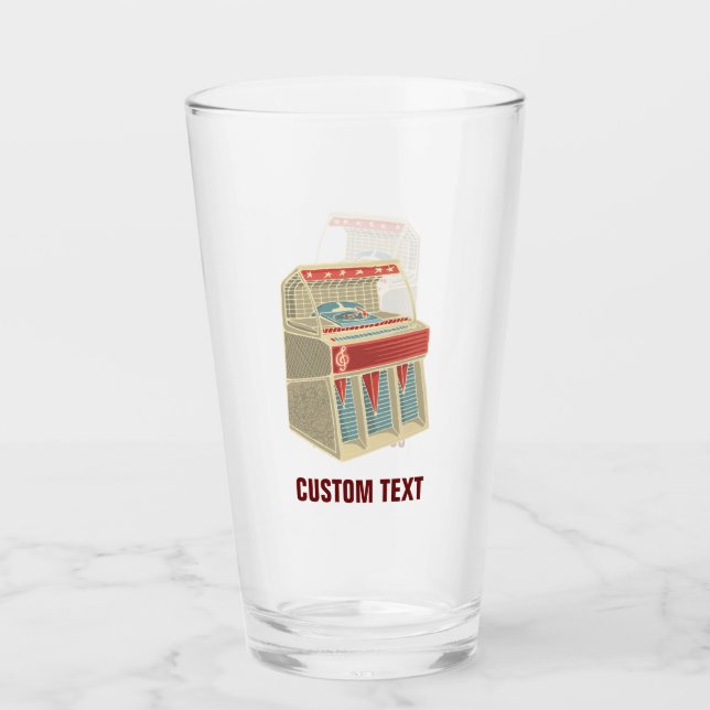 Grunge Jukebox Glas (Vorderseite)