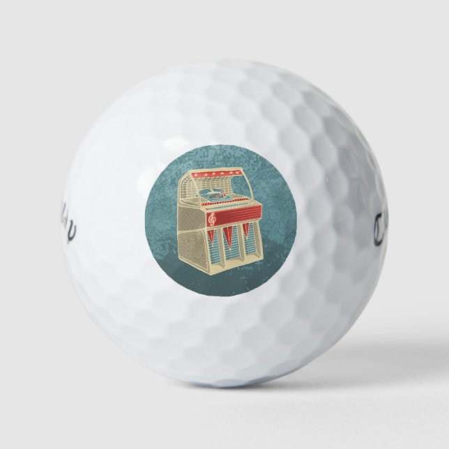 Grunge Jukebox Golfball (Vorderseite)
