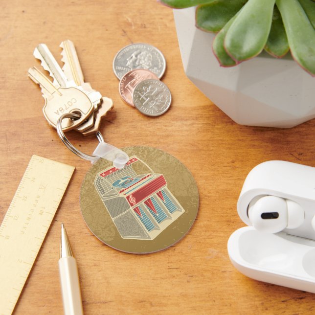 Grunge Jukebox Schlüsselanhänger (Schreibtisch)