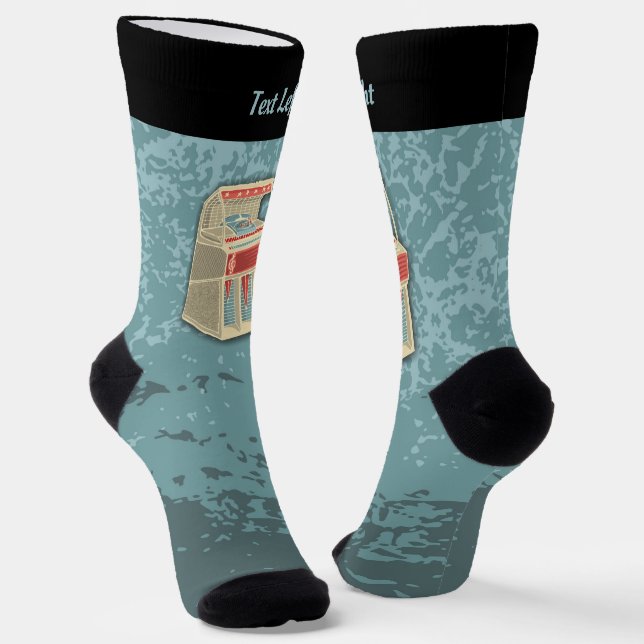 Grunge Jukebox Socken (Gewinkelt)