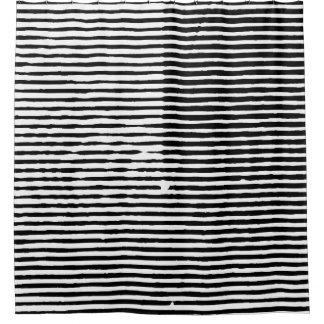 Grunge-Kunst abstrakte raue zufällige horizontale Duschvorhang