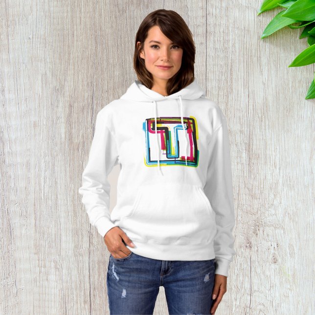 Grunge Letter T Bold bunt Urban Typografy Hoodie (Von Creator hochgeladen)