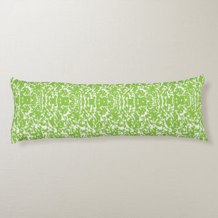 Grunge Lime Green Pattern - Sommer Abstrakte Dekor Seitenschläferkissen