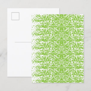 Grunge Lime Green Texture Einladungspostkarte