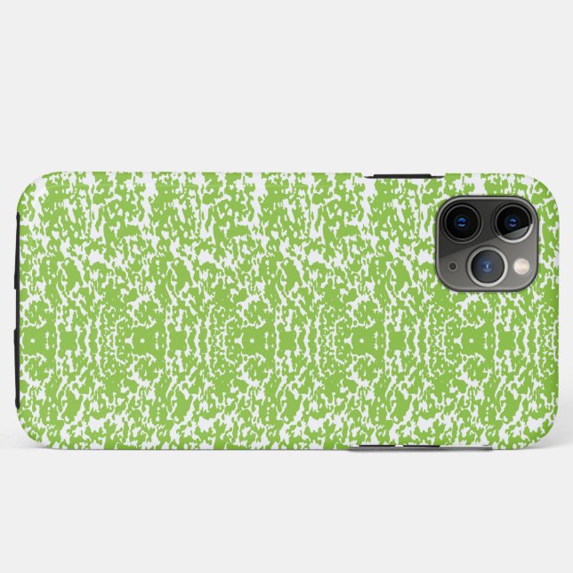 Grunge Limettengrün-Textur Case-Mate iPhone Hülle (Rückseite (Horizontal))