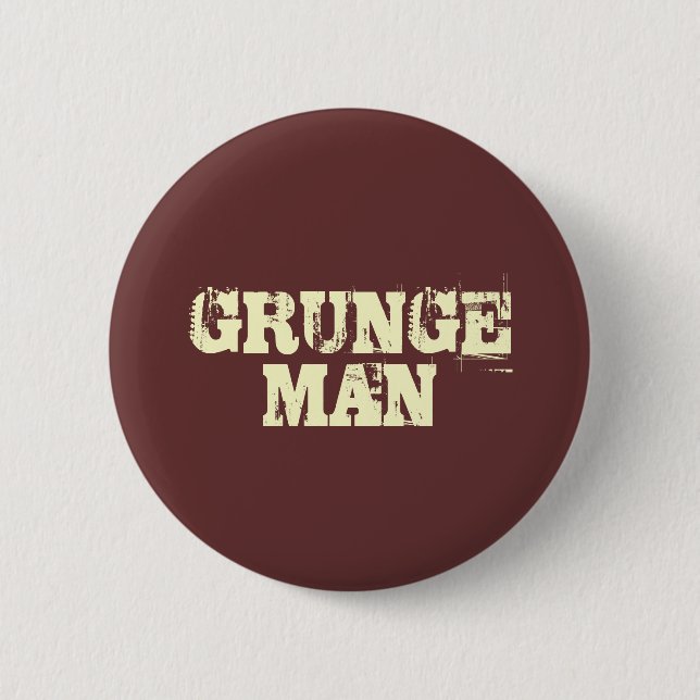Grunge Man Button (Vorderseite)