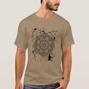 Grunge Mandalases Grau T - Shirt