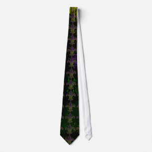 Grunge Mardi Gras Krawatte