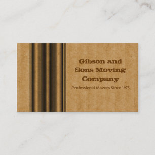 Grunge Metal Business Card, braun Visitenkarte