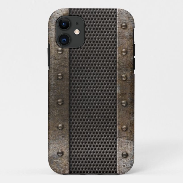 Grunge-Metal-Hintergrund Case-Mate iPhone Hülle (Rückseite)