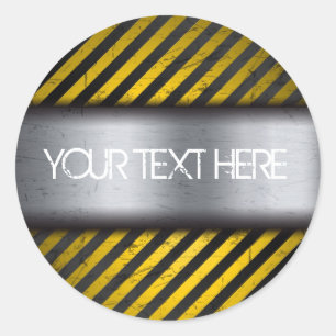 Grunge Metal Sticker