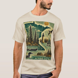 Grunge Minnesota T-Shirt
