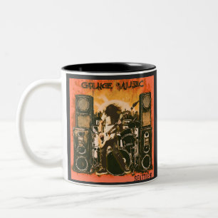 Grunge Music Seattle 1991 Zweifarbige Tasse