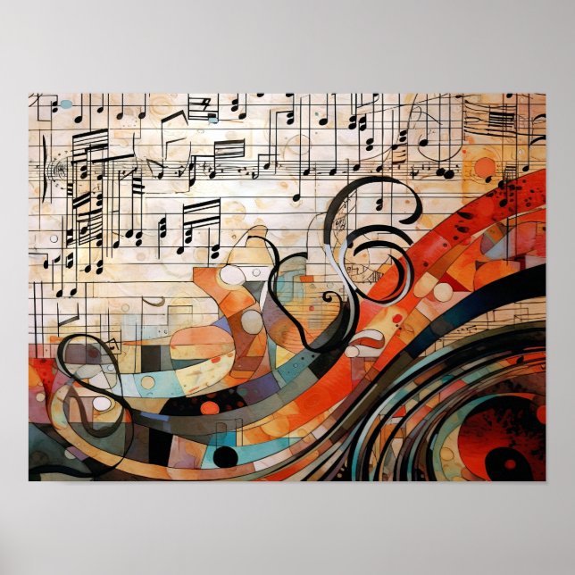 Grunge-Musik Poster (Vorne)