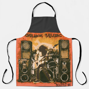 Grunge-Musik Seattle 1991 Schürze