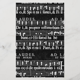 Grunge-Musiknoten Briefpapier