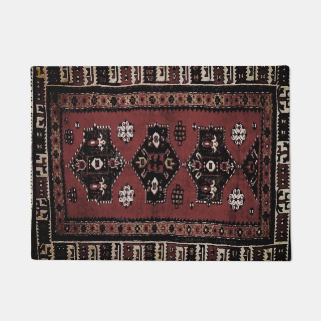 Grunge-Orientalische Teppiche   - Stammmuster Fußmatte (Vorderseite)