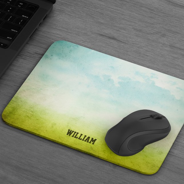 Grunge Paint Mouse Pad mit Individuelle Name Mousepad (Von Creator hochgeladen)