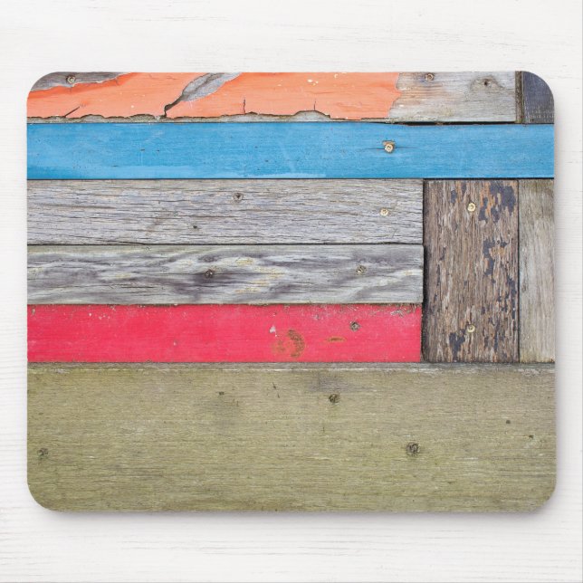Grunge Paint on Wood Mousepad (Vorne)