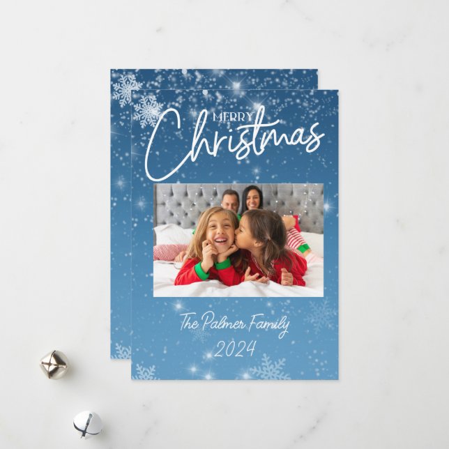 Grunge Paper Design Feiertagskarte (Vorderseite/Rückseite Beispiel)