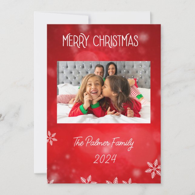 Grunge Paper Design Feiertagskarte (Vorderseite)