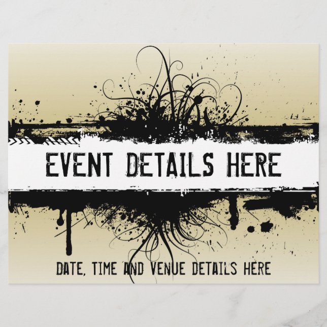 Grunge Party Flyer (Vorne)