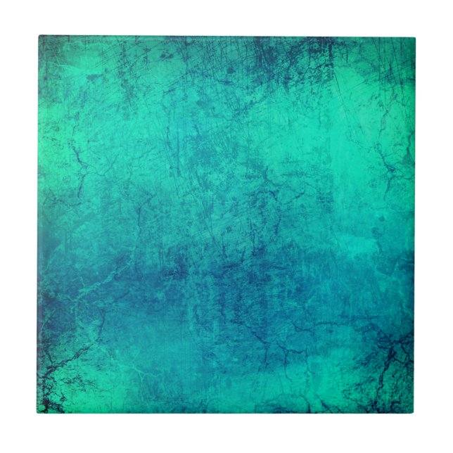 Grunge Patina Vintage Keramik Tile Fliese (Vorderseite)